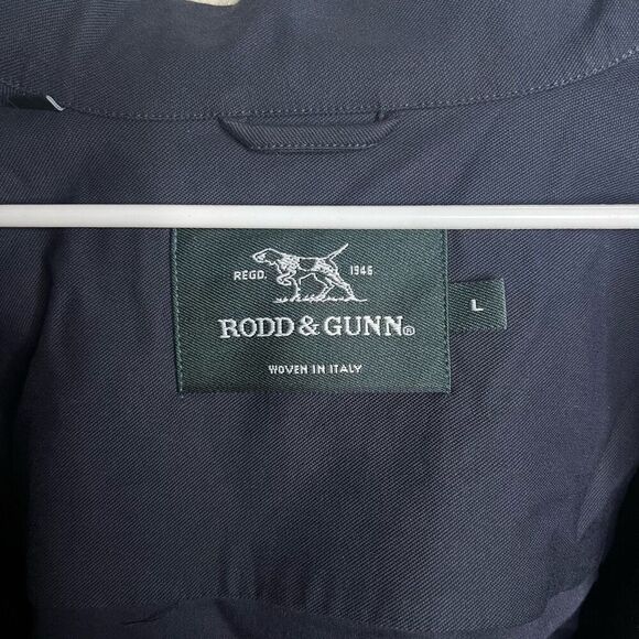 Rodd & Gunn Cleverly Cotton Blend Button Down Jacket Mens Large - Picture 8 of 9